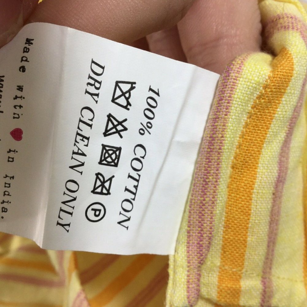 Kopal Rinku Strapless Romper Yellow Stripe Ruffle - Picture 8 of 8